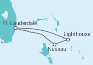 Itinerário do Cruzeiro Bahamas - Disney Cruise Line