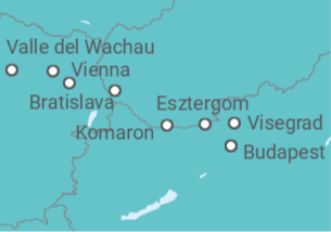Itinerário do Cruzeiro De Budapeste (Hungria) a Viena (Áustria) - Riverside