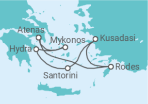 Itinerário do Cruzeiro Ilhas Gregas Infinitas II - Celebrity Cruises