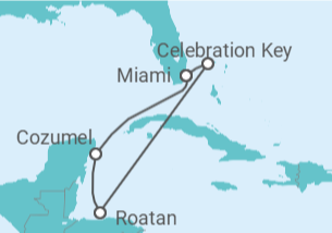 Itinerário do Cruzeiro México - Carnival Cruise Line