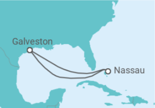 Itinerário do Cruzeiro Bahamas - Carnival Cruise Line