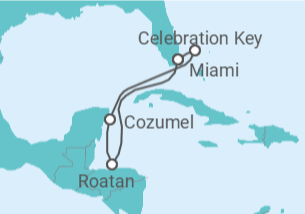 Itinerário do Cruzeiro México - Carnival Cruise Line