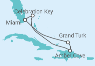 Itinerário do Cruzeiro Bahamas - Carnival Cruise Line