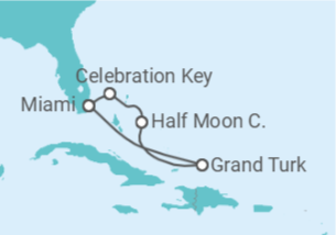 Itinerário do Cruzeiro Bahamas - Carnival Cruise Line