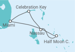 Itinerário do Cruzeiro Bahamas - Carnival Cruise Line