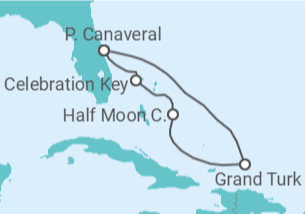 Itinerário do Cruzeiro Bahamas - Carnival Cruise Line