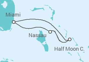 Itinerário do Cruzeiro Bahamas - Carnival Cruise Line