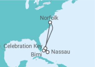 Itinerário do Cruzeiro Bahamas - Carnival Cruise Line
