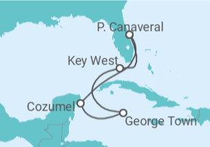 Itinerário do Cruzeiro EUA, Ilhas Caimão, México - Celebrity Cruises