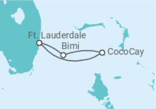 Itinerário do Cruzeiro EUA - Celebrity Cruises