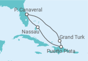 Itinerário do Cruzeiro Bahamas, Jamaica - Royal Caribbean