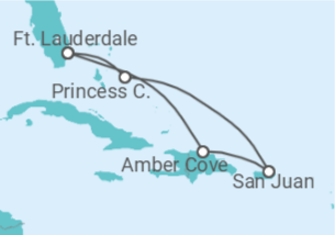 Itinerário do Cruzeiro Porto Rico - Princess Cruises