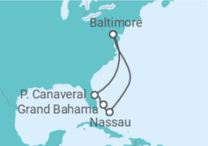 Itinerário do Cruzeiro EUA, Bahamas - Royal Caribbean