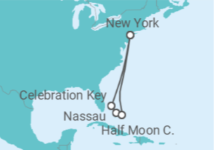 Itinerário do Cruzeiro Bahamas - Carnival Cruise Line