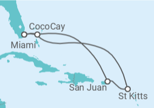 Itinerário do Cruzeiro Ilhas Virgens Americanas - Celebrity Cruises