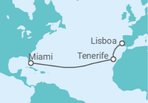 Itinerário do Cruzeiro Portugal - Silversea