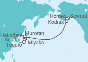 Itinerário do Cruzeiro Japão - Silversea