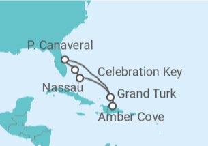 Itinerário do Cruzeiro Bahamas - Carnival Cruise Line