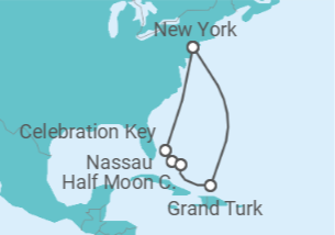 Itinerário do Cruzeiro Bahamas - Carnival Cruise Line