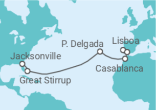 Itinerário do Cruzeiro Espanha, Marrocos, Portugal - NCL Norwegian Cruise Line