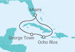 Itinerário do Cruzeiro Ilhas Caimão, Jamaica TI - MSC Cruzeiros