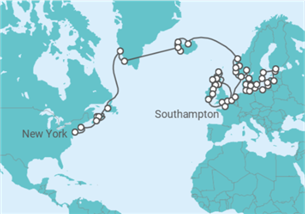 Itinerário do Cruzeiro Volta ao mundo - Oceania Cruises