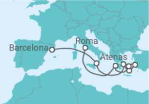 Itinerário do Cruzeiro Itália, Grécia, Turquia - Celebrity Cruises