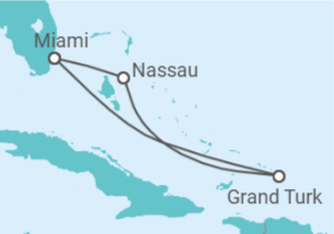 Itinerário do Cruzeiro Bahamas - Royal Caribbean
