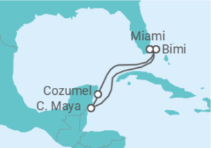 Itinerário do Cruzeiro México - Virgin Voyages