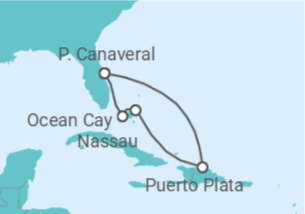 Itinerário do Cruzeiro Bahamas - MSC Cruzeiros