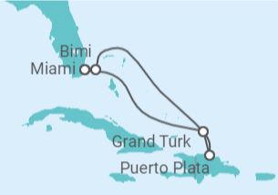 Itinerário do Cruzeiro Bahamas - Virgin Voyages