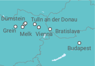 Itinerário do Cruzeiro De Budapeste (Hungria) a Viena (Áustria) - Riverside