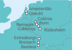Itinerário do Cruzeiro De Amesterdão a Basileia - Riverside