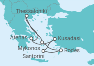 Itinerário do Cruzeiro Turquia, Grécia - Celebrity Cruises