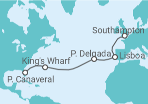 Itinerário do Cruzeiro Bermudas, Portugal - Celebrity Cruises