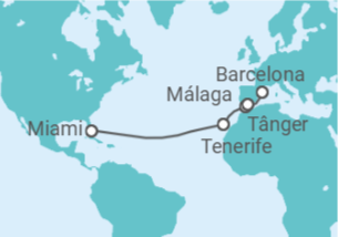 Itinerário do Cruzeiro Espanha, Marrocos - Virgin Voyages