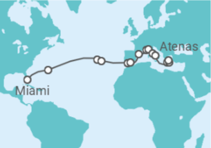 Itinerário do Cruzeiro De Miami a Atenas - Explora Journeys