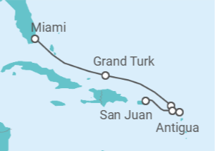 Itinerário do Cruzeiro Bahamas, Guadalupe, Antígua E Barbuda - Explora Journeys