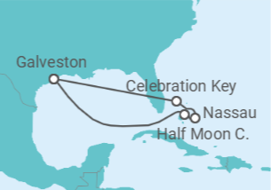 Itinerário do Cruzeiro Bahamas - Carnival Cruise Line