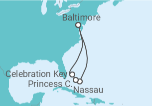 Itinerário do Cruzeiro Bahamas - Carnival Cruise Line