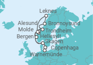 Itinerário do Cruzeiro De Copenhaga a Berlim (Rostock) - Explora Journeys