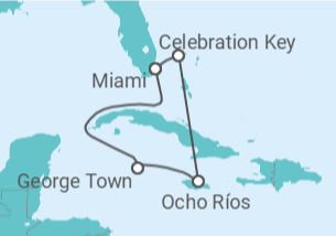 Itinerário do Cruzeiro Jamaica, Ilhas Caimão - Carnival Cruise Line