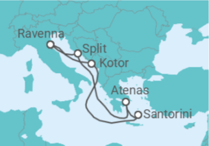 Itinerário do Cruzeiro Montenegro, Grécia, Croácia - Royal Caribbean