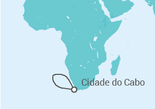 Itinerário do Cruzeiro África do Sul - MSC Cruzeiros