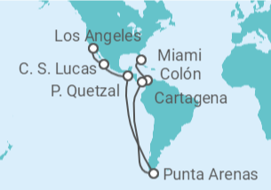 Itinerário do Cruzeiro Colômbia, Panamá, Chile, México - Virgin Voyages