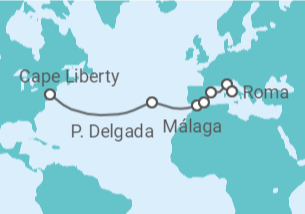 Itinerário do Cruzeiro Portugal, Espanha, Itália - Royal Caribbean