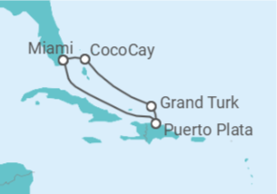 Itinerário do Cruzeiro Bahamas - Celebrity Cruises