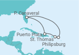 Itinerário do Cruzeiro Ilhas Virgens Americanas, Sint Maarten - Celebrity Cruises