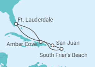 Itinerário do Cruzeiro Porto Rico - Princess Cruises