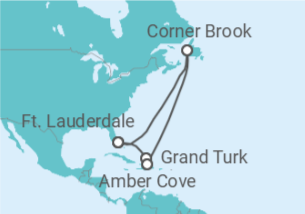 Itinerário do Cruzeiro Bahamas - Princess Cruises